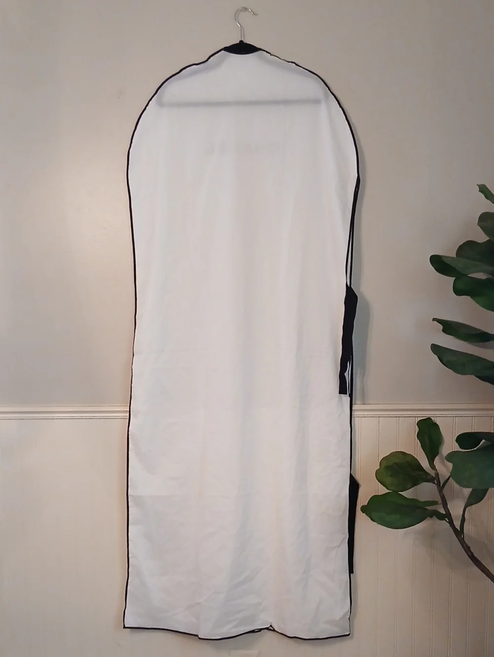 CHANEL White And Black Garment Bag Storage And Protection  Garment Cover